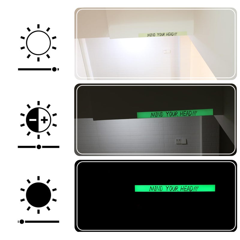 Anda Glow High Brightness Glow in The Dark Tape for Safety Marking, Art Craft DIY, Christmas Deco and Party Accessories. Non-Toxic Adhesive, Waterproof Rechargeable Luminous Tape (1 in X 30 ft) - Image 4